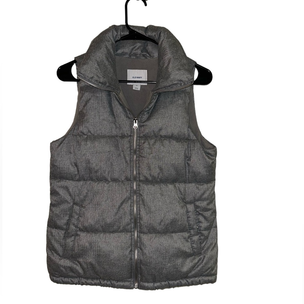 Grey Old Navy Puffer Vest size XS